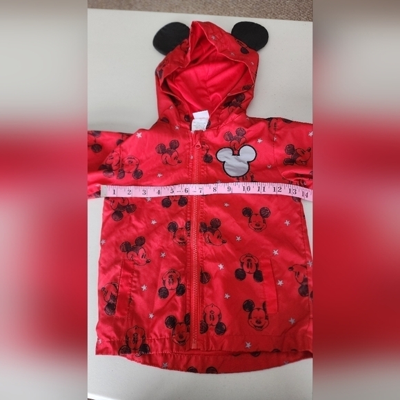 Disney Mickey Mouse Kids Red Jacket Size 3t. - Picture 4 of 7